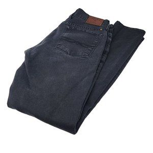 Lucky Brand Charlie Skinny Jeans Distressed‎ Black Size 4/27 X 29